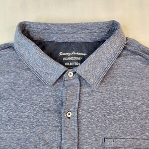 TOMMY BAHAMA Island Zone Mens‎ Size 1XLB Long Sleeve Button Up Shirt Blue